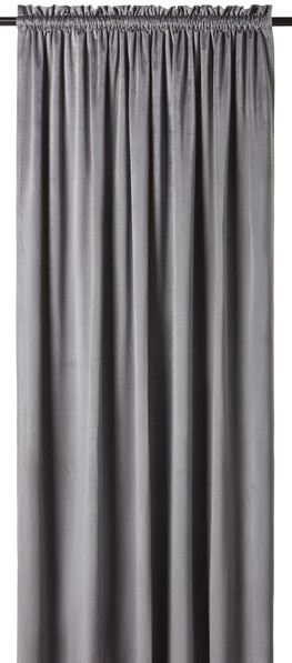 Gabrielle Sammetsgardin - Gardin, 135x250 cm, 2-pack - Grå