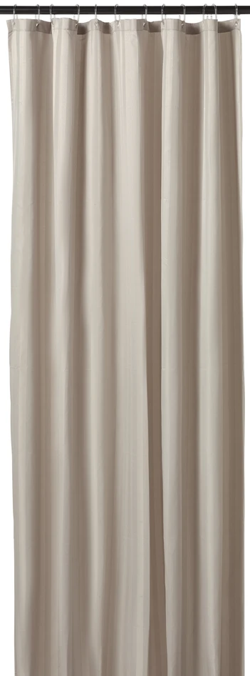 Soft - Duschdraperi, randig - Beige