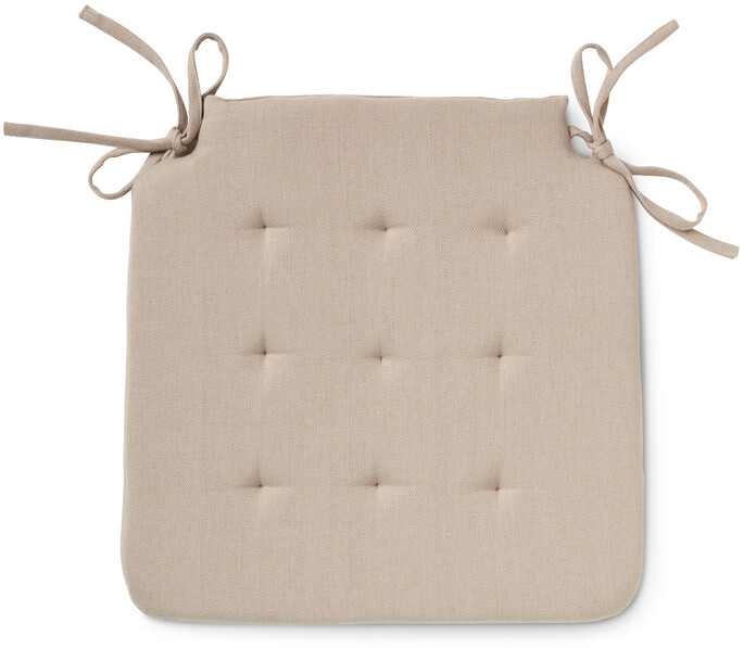 Herringbone - Stolsdyna, 42x42 cm - Beige