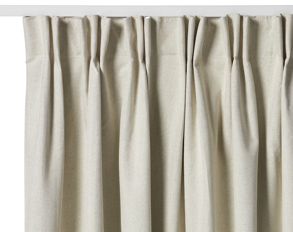 Nightfall - Mörkläggningsgardin, 135x250 cm, 2-pack - Beige