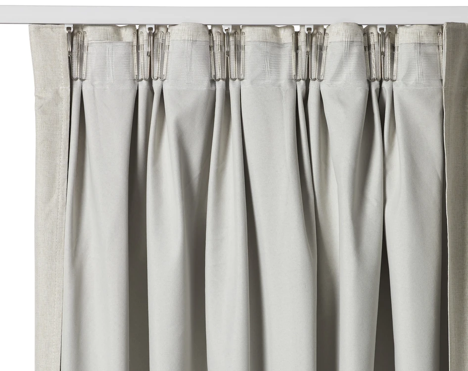Nightfall - Mörkläggningsgardin, 135x250 cm, 2-pack - Beige