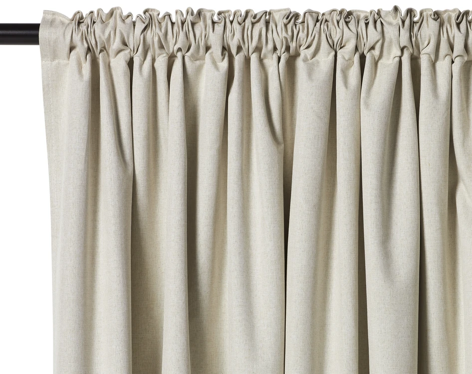 Nightfall - Mörkläggningsgardin, 135x250 cm, 2-pack - Beige
