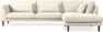 Willow - 3-sits soffa med divan höger, fast klädsel - Beige