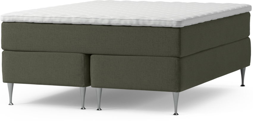 Delux Dream - Kontinentalsäng, dubbelsäng med bäddmadrass och sängben