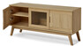 Vilgot - Tv-bänk, 132x38x55 cm - Brun