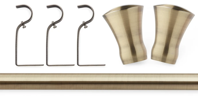 Candela, Gardinstångset, 120-210 cm