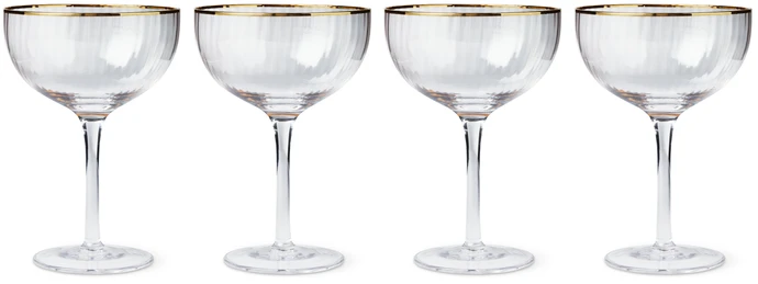 Palermo, Champagneglas Coupe, 4-pack, 31 cl