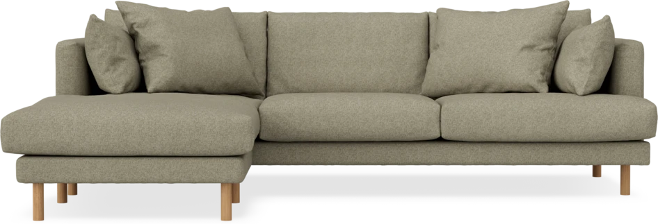 Harper - 4-sits med schäslong vänster - Beige