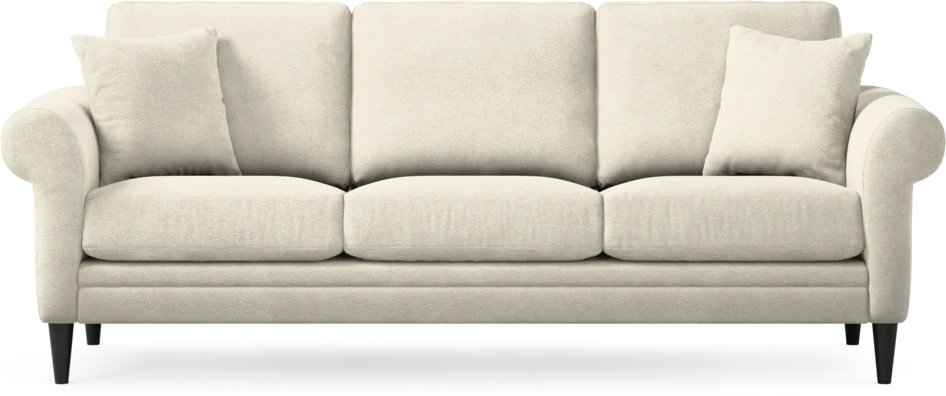 Eden - 3-sits soffa - Vit