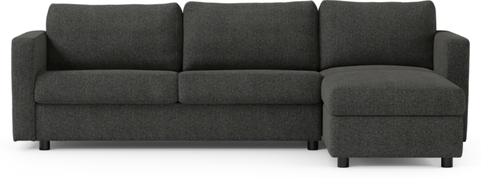 Lindö, Bäddsoffa 2,5-sits med schäslong, vändbar