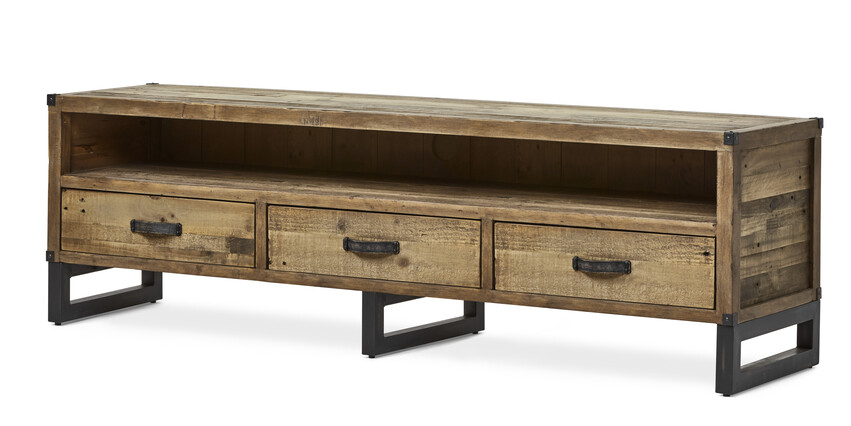 Woodenforge - Tv-bänk, 175x45x55 cm - Brun