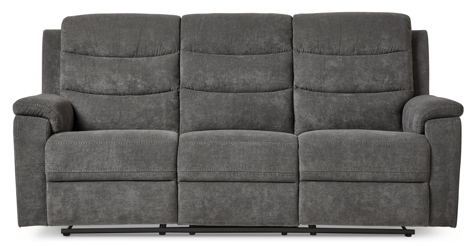 Lazy 3sits soffa, manuell recliner Mio
