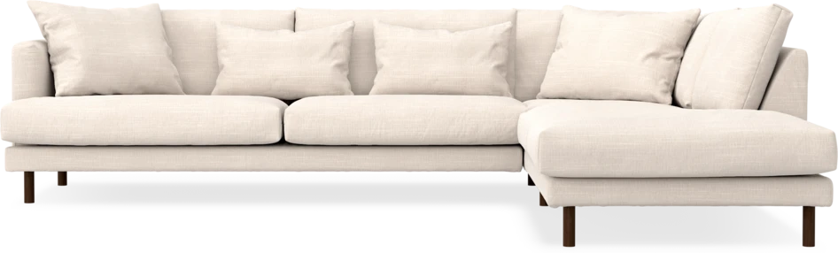 Harper - 3-sits soffa med divan höger - Beige