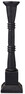 Colosso - Ljusstake, H 53 cm - Svart