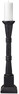 Colosso - Ljusstake, H 53 cm - Svart