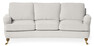 Kingston Delux - 3-sits soffa svängd - Grå