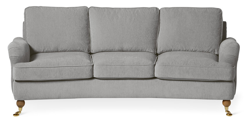 Kingston Delux - 3-sits soffa svängd - Grå