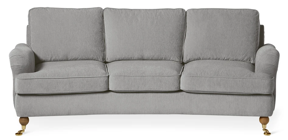 Kingston Delux - 3-sits soffa svängd - Grå