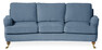 Kingston Delux - 3-sits soffa svängd - Blå