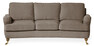Kingston Delux - 3-sits soffa svängd - Brun