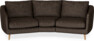 Madison - 3-sits soffa svängd, 70 cm - Brun