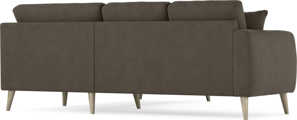 Eden - Hörnsoffa, 2+2-sits - Brun