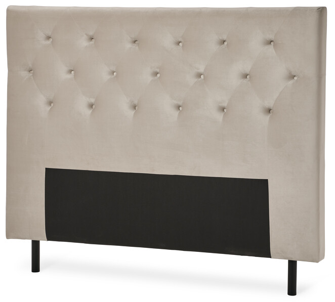 New York pikerad - Sänggavel, 90-210 cm - Beige