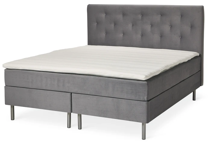 Milano, Kontinentalsäng, dubbelsäng med bäddmadrass och sänggavel