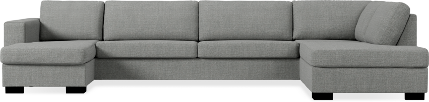 Nevada - 4-sits soffa med schäslong vänster och divan höger - Grå