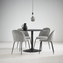 Remo - Matgrupp med 4 stolar Kiwi - inspiration