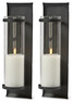 Eve - Ljushållare, 2-pack, H 47 cm - Svart