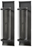Eve - Ljushållare, 2-pack, H 47 cm - Svart