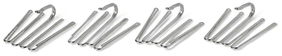 Candela - 4-fingerkrok, hög fattning, 10-pack - Grå