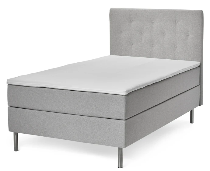 Milano, Kontinentalsäng, enkelsäng med bäddmadrass och sänggavel