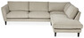 Weekend - 2,5-sits soffa med divan höger - Brun