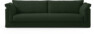 Cherrie Klädsel -  4-sits soffa, hel dyna - Grön