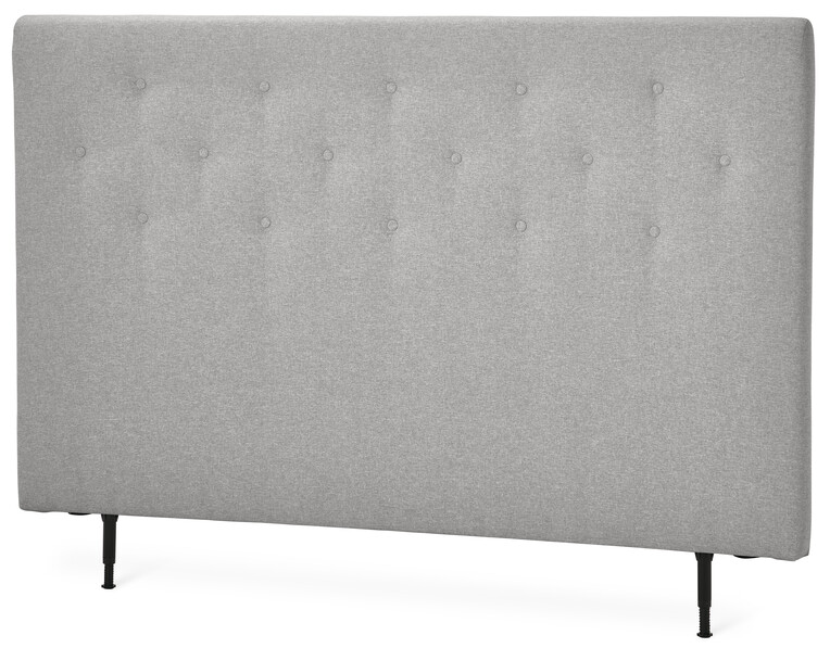Milano - Sänggavel, 120-180 cm - Grå