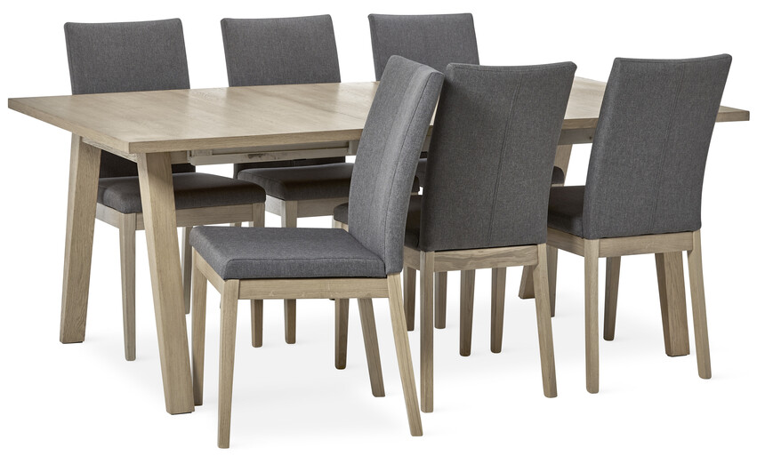 Yard - Matgrupp med 6 stolar Duvnäs - Beige