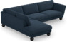 Madison - 3-sits soffa med divan vänster - Blå