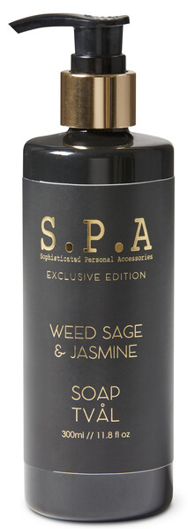 Exclusive Edition - Handtvål, doft Weed Sage & Jasmin, 300 ml - Svart