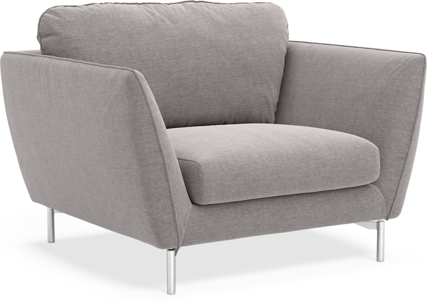 Madison Lux - Fåtölj, 70 cm - Grå