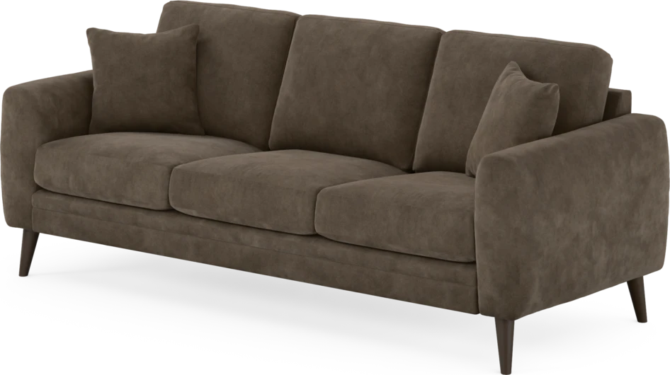 Eden - 3-sits soffa - Brun