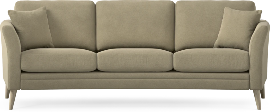 Eden - 3-sits soffa svängd - Beige