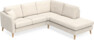Eden - 2-sits soffa med divan - Beige