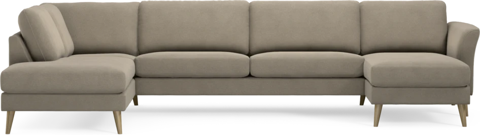 Bridge - 3-sits soffa med divan vänster och schäslong höger - Beige