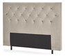 New York pikerad - Sänggavel, 90-210 cm - Beige