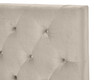 New York pikerad - Sänggavel, 90-210 cm - Beige