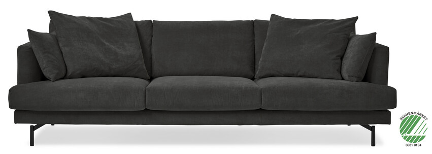 Harper - 3-sits soffa XL - Grå
