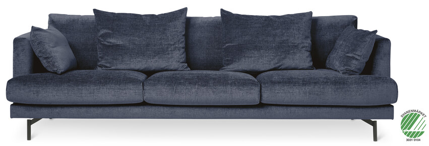 Harper - 3-sits soffa XL - Blå