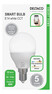 Smarta hem - Ljuskälla Smart LED, klot, E14, lm 470, dimbar - Vit